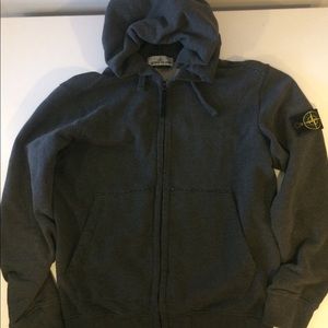Stone Island wolf grey hoodie